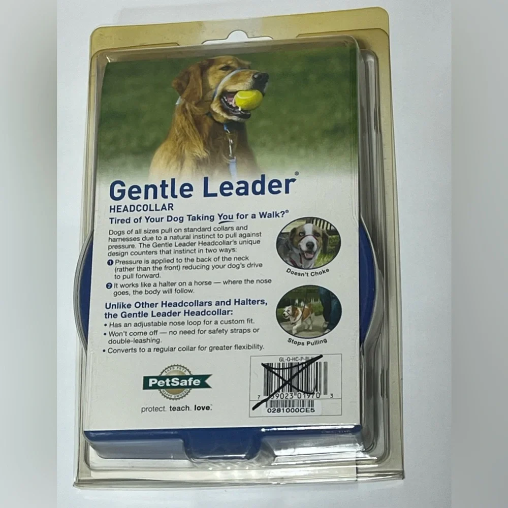 PetSafe Gentle Leader Headcollar Petite Under 5 Lbs. Black New in Package